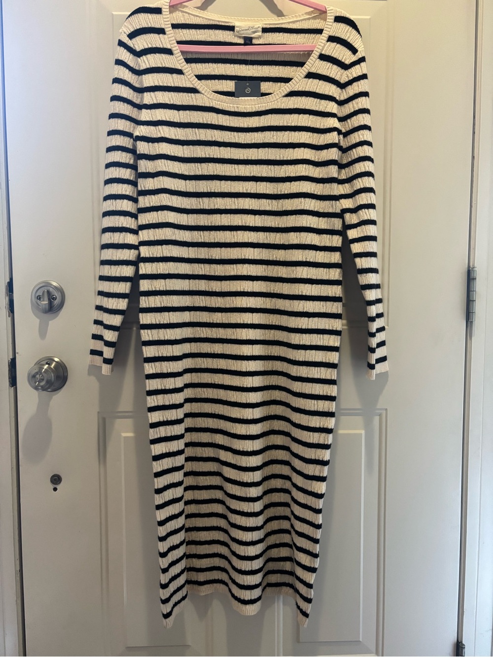 Universal Thread Striped Long Sleeve Sweater Dress L